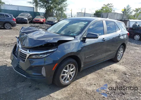 2022 Chevrolet Equinox Awd Lt из США, поврежденный, VIN 2GNAXUEV2N6154050